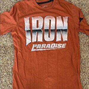 Under Armour Iron Paradise Orange Tee